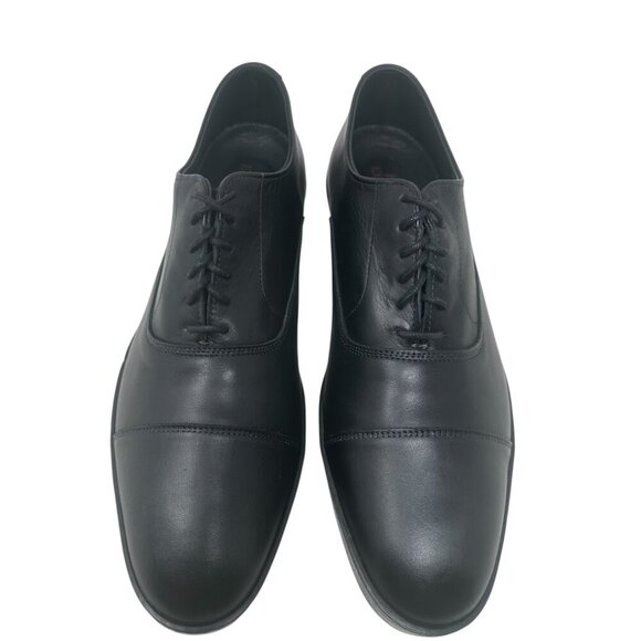 Allen Edmonds Park Avenue Cap Toe Oxford Black Leather Dress Sneakers Size 13 - Picture 4 of 14